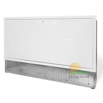 Cassetta in metallo zincato per collettori da 1" e 1"1/4 - 700 x 630 x 110 ÷ 150 mm