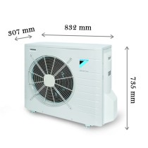 Sistema ibrido Daikin HPU Hybrid in pompa di calore e caldaia a condensazione per riscaldamento e acqua sanitaria 5 kW