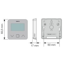 Termostato ambiente digitale wireless BT-D03 RF con comunicazione in radio frequenza -  Sistema Watts Vision