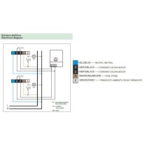 Servomotore 9537 per valvole deviatrice a 3 vie Tiemme 2134