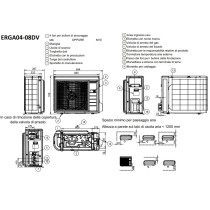 Sistema Daikin Integrated R32 8 kW 230 litri in pompa di calore aria-acqua per riscaldamento, raffrescamento e acqua sanitaria