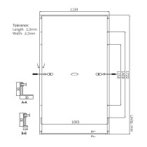 Modulo fotovoltaico monocristallino LONGi Solar Hi-MO X6 Explorer, 435 W, modello LR5-54HTH