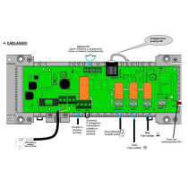 Box modulare di collegamento BT-HCM02 RF per il raffrescamento a pavimento - Sistema Watts Vision