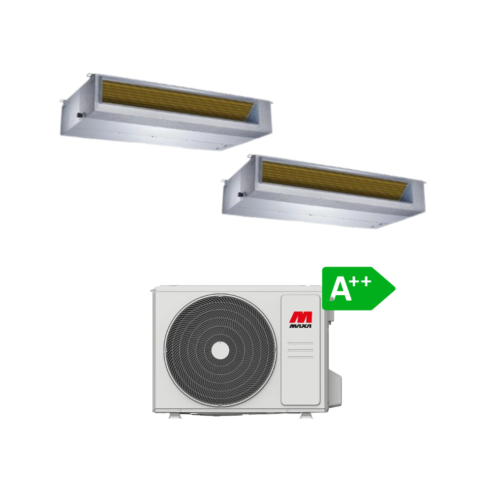 Canalizzato dual split Super DC R32 da 4,10 kw con predisposizione WiFi 9000 + 9000