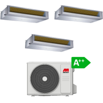 Canalizzato trial split Super DC R32 da 5,27 kw con predisposizione WiFi 9000 + 9000 + 9000