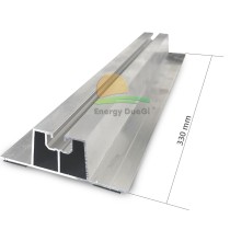 Struttura di montaggio a spezzoni per lamiera grecata per 3 pannelli fotovoltaici