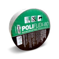 POLIFLEX-80 Rotolo sigillante di guarnizione butilica ed elevata tenuta per tetti, per lamiera grecata - h 50 x 9,15 m