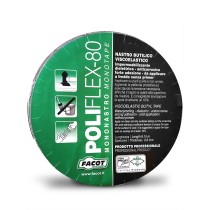 POLIFLEX-80 Rotolo sigillante di guarnizione butilica ed elevata tenuta per tetti, per lamiera grecata - h 50 x 9,15 m