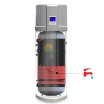 Scaldacqua in pompa di calore da 300 litri CALIDO ad alta efficienza energetica