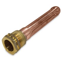 Pozzetto sagomato per più sonde di temperatura da 1/2" - Lunghezza 100 mm