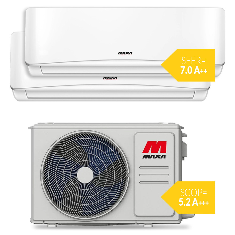 Condizionatore TREDIS dual split MAXA R32 4.2 kw WiFi 9000+9000