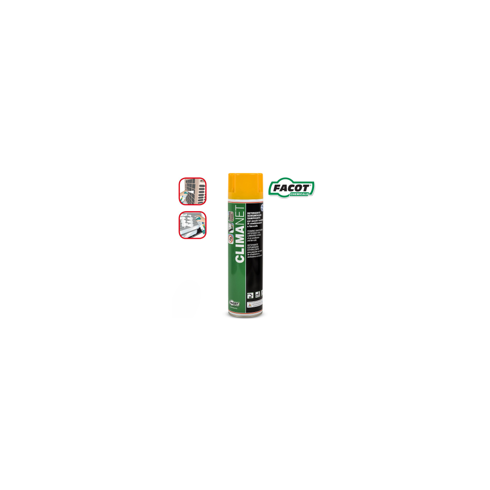 CLIMANET spray detergente schiumogeno sanificante per interni ed esterni da 600 ml