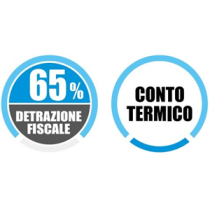 Sistema Daikin Compact R32 H/C 8 kW, 500 litri, R3 in pompa di calore aria-acqua per riscaldamento, raffrescamento, acqua sanita