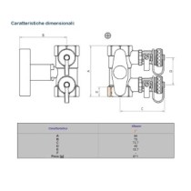 Valvola di carico e scarico per impianti solari da 1" F