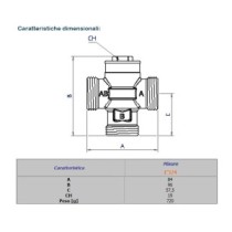 Valvola anticondensa termostatica da 1"1/4 M taratura 60°C - fino a 65 kW