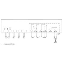 Centralina elettronica digitale Elios Midi completa di sonde per impianti solari termici