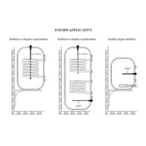 Anodo elettronico con protezione catodica anticorrosione a corrente impressa per bollitori da 300 litri a 1000 litri