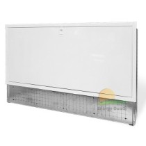 Cassetta in metallo zincato per collettori da 1" e 1"1/4 - 600 x 630 x 80 ÷ 130 mm