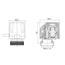 Cassetta in metallo zincato per collettori da 1" e 1"1/4 - 850 x 630 x 80 ÷ 130 mm