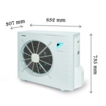 Sistema ibrido Daikin HPU Hybrid in pompa di calore e caldaia a condensazione per riscaldamento e acqua sanitaria