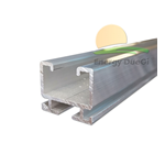 Profilo di montaggio rapido in lega di alluminio per impianti fotovoltaici - 3,40 m