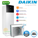 Sistema Daikin Integrated R32 8 kW 230 litri in pompa di calore aria-acqua per riscaldamento, raffrescamento e acqua sanitaria